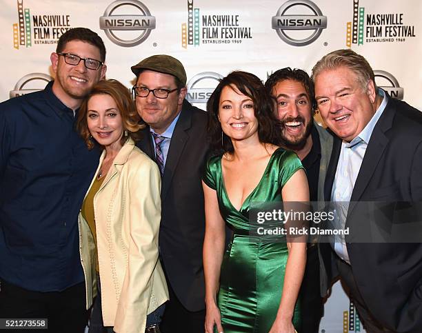 If I Could Tell You" Rob Clyde , Sharon Lawrence , Ben Clyde , Avery Clyde , Mitch Yapko and Jim O'Heir attend the 2016 Nashville Film Festival - Day...