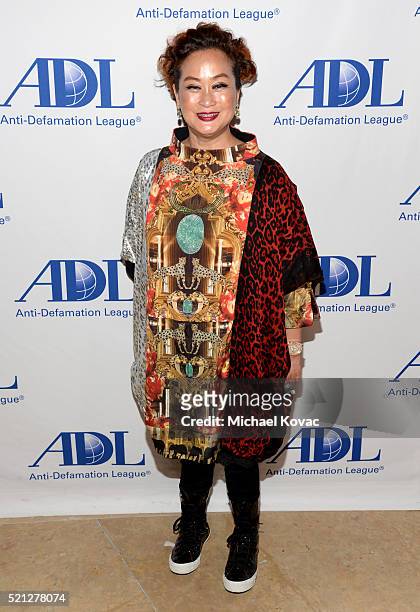 Producer Miky Lee attends the ADL Entertainment Industry Dinner at The Beverly Hilton Hotel on April 14, 2016 in Beverly Hills, California.