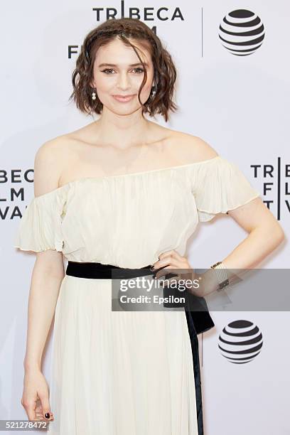 Madeleine Coghlan attends 'Holidays' Premiere - 2016 Tribeca Film Festival at Chelsea Bow Tie Cinemas on April 14, 2016 in New York City.