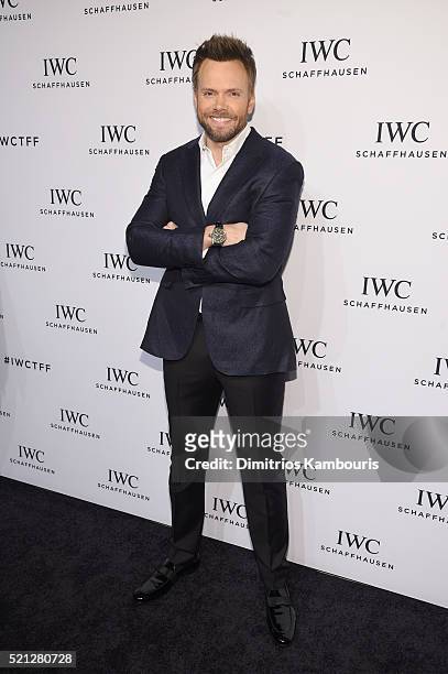 Actor and comedian Joel McHale attends the exclusive gala event For the Love of Cinema during the Tribeca Film Festival hosted by luxury watch...