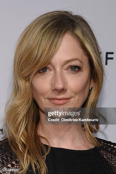 Actress Judy Greer attends the exclusive gala event For the Love of Cinema during the Tribeca Film Festival hosted by luxury watch manufacturer IWC...