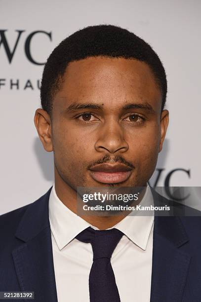 Former NFL player Nnamdi Asomugha attends the exclusive gala event For the Love of Cinema during the Tribeca Film Festival hosted by luxury watch...