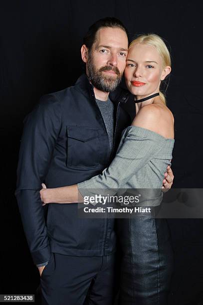 Director Michael Polish and Kate Bosworth pose for a portrait at the 2016 Ebertfest on April 14, 2016 in Champaign, Illinois.