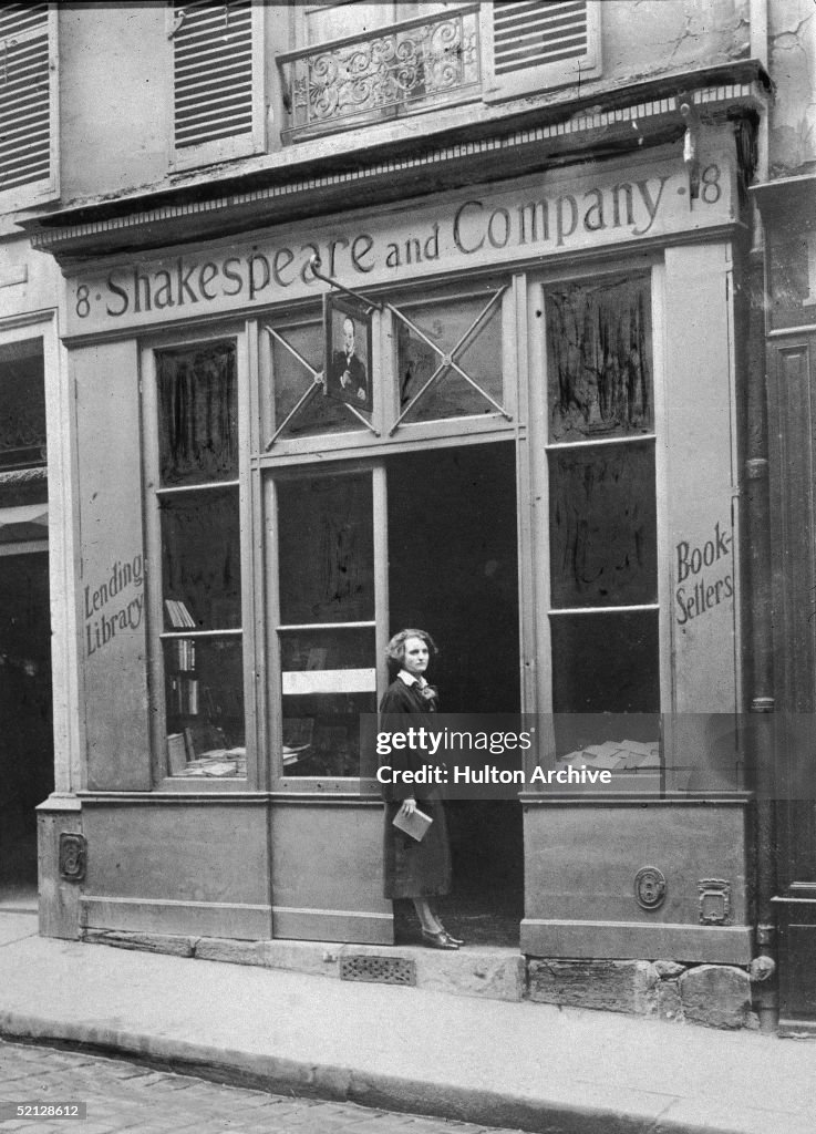 Publisher Sylvia Beach At Her Paris Bookshop