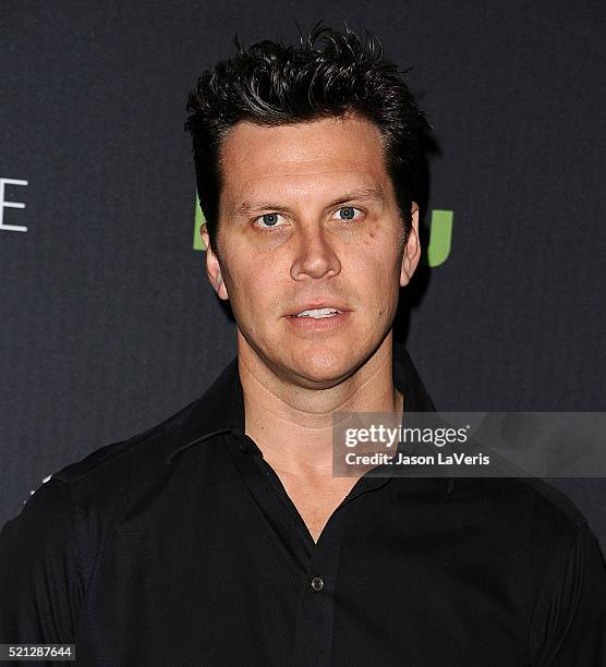 Actor Hayes MacArthur attends an evening with "Angie Tribeca" at The Paley Center for Media on April 14, 2016 in Beverly Hills, California.