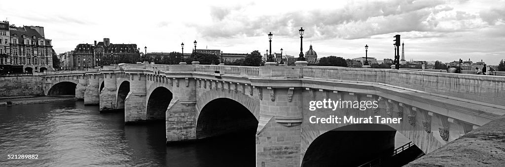 Pont Neuf Bridge Over the Seine River