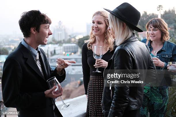 Guests attend the launch of Jade Jagger's new fine jewelry collection at Chateau Marmont on April 14, 2016 in Los Angeles, California.