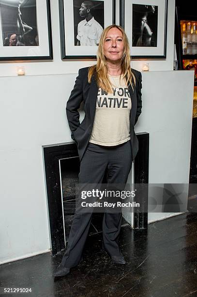 Director Fabienne Berthaud attends the premiere of IFC Films' "Sky" - After Party hosted by The Cinema Society and Hugo Boss at Omar's on April 14,...