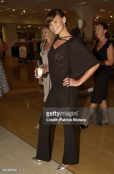 February 2004 - Chloe Maxwell at the Autumn/Winter 2004 season showcase for Australia's leading fashion designers and International labels at Myer...