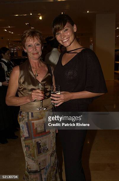 February 2004 - Dianne Maxwell and Chloe Maxwell at the Autumn/Winter 2004 season showcase for Australia's leading fashion designers and...