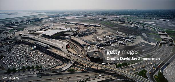 john f. kennedy international airport - aeropuerto de john f kennedy fotografías e imágenes de stock