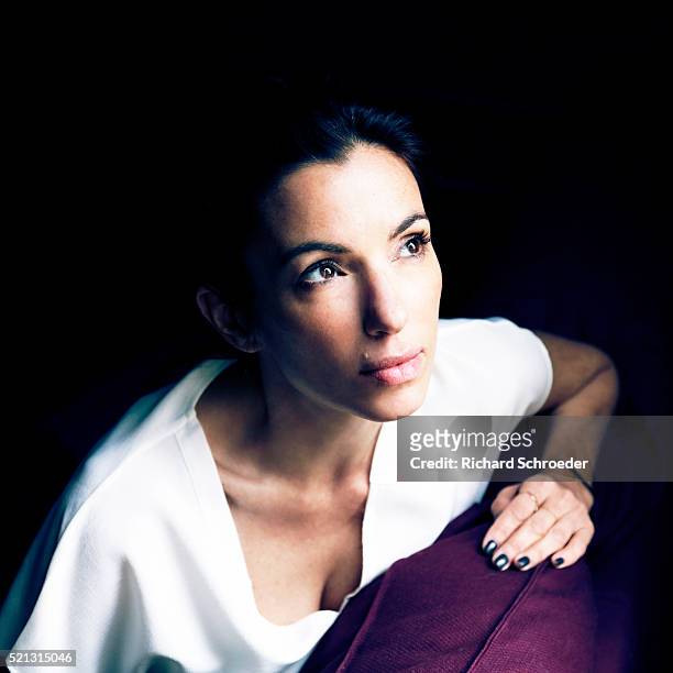 Actress Aure Atika is photographed for Self Assignment on March 31, 2016 in Paris, France.