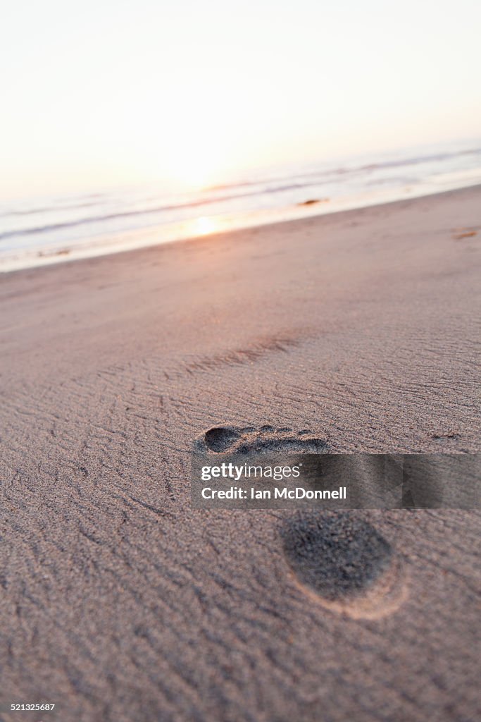 Footprint In The Sand