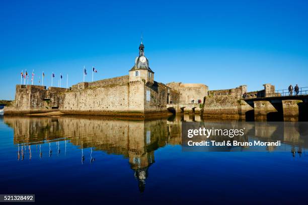 brittany, finistere, concarneau - concarneau stock pictures, royalty-free photos & images