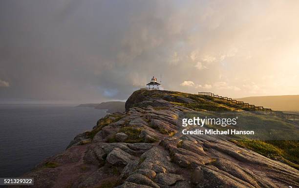picture of lighthouse, st. john's, newfoundland and labrador, canada - newfoundland and labrador 個照片及圖片檔