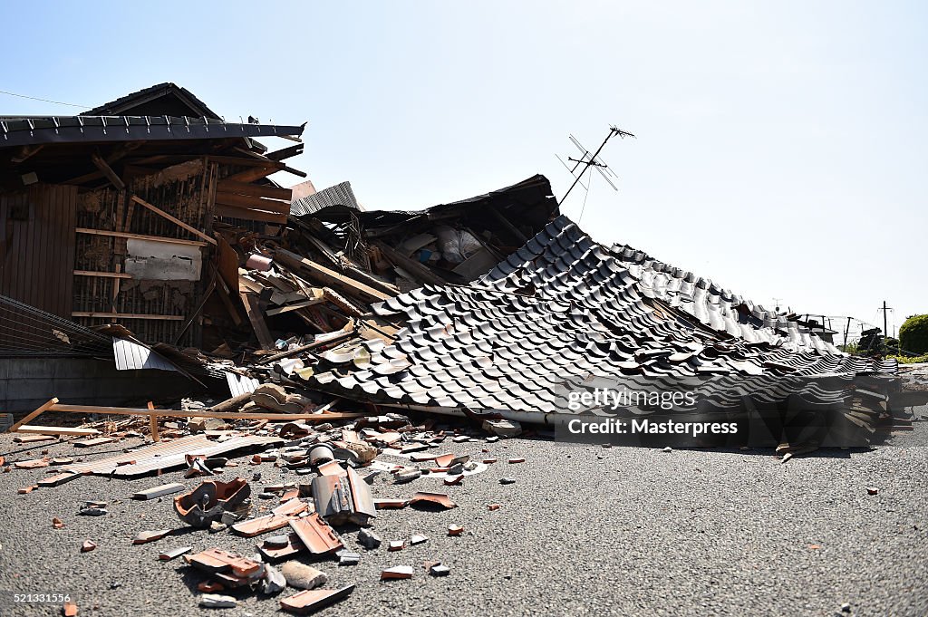 Earthquake Kills Nine And Rescue Work Continues In Japan