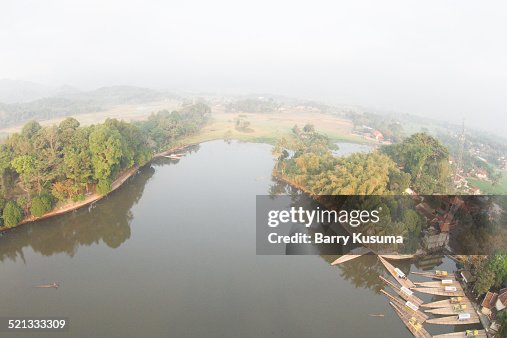 Garut West Java aerial view Garut West Java aerial view