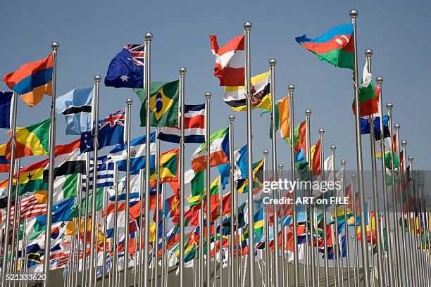flags from all countries - negócios internacionais - fotografias e filmes do acervo