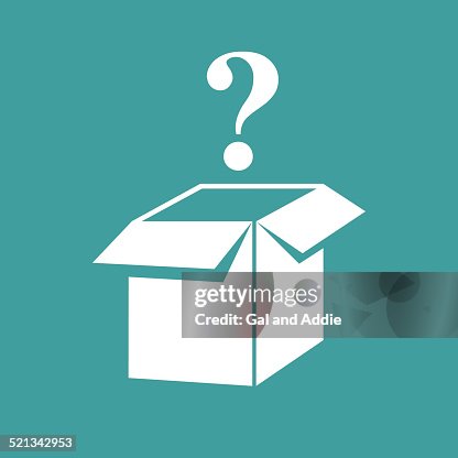 Open box with a question mark Open box with a question mark