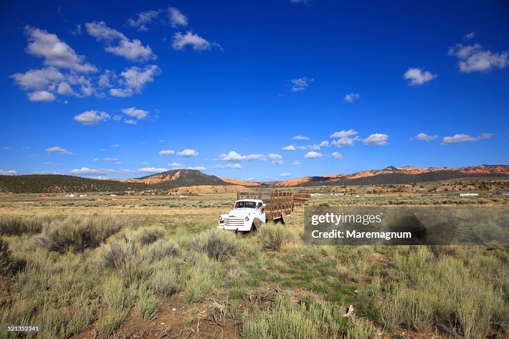 On the road to the Bryce Canyon National Park