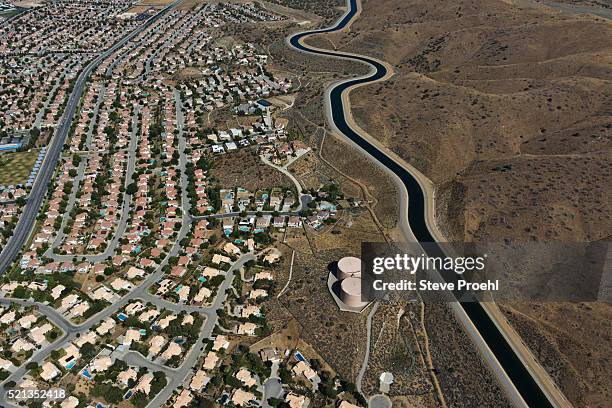 california aqueduct - palmdale stock pictures, royalty-free photos & images