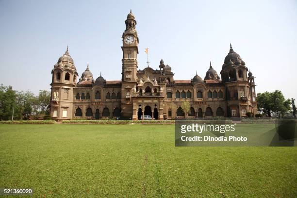 royal palace of shahu maharaj, kolhapur, maharashtra, india - palace stock pictures, royalty-free photos & images