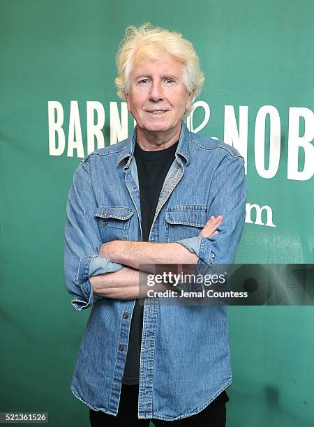 Musician Graham Nash poses for a photo during an in-store signing event for his new album "The Path Tonight" at Barnes & Noble Citigroup Center on...