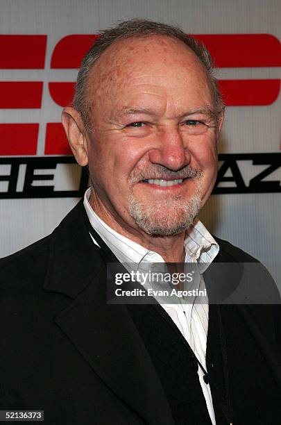 Actor Gene Hackman attends the Next House ESPN The Magazine party on February 4, 2005 in Jacksonville, Florida.