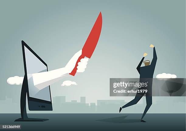 Scary Computer Cartoon Photos and Premium High Res Pictures - Getty Images