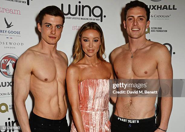 Lauren Pope attends the Winq Spring Ball in aid of the Elton John Aids Foundation at Rosewood London on April 15, 2016 in London, England.