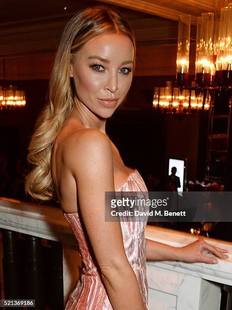 Lauren Pope attends the Winq Spring Ball in aid of the Elton John Aids Foundation at Rosewood London on April 15, 2016 in London, England.