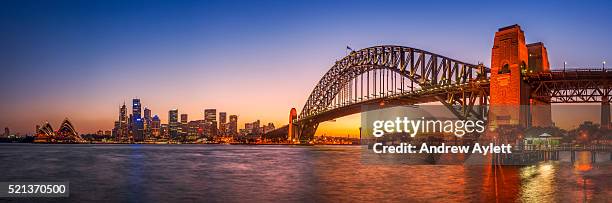 sydney harbour - australian landmarks bildbanksfoton och bilder