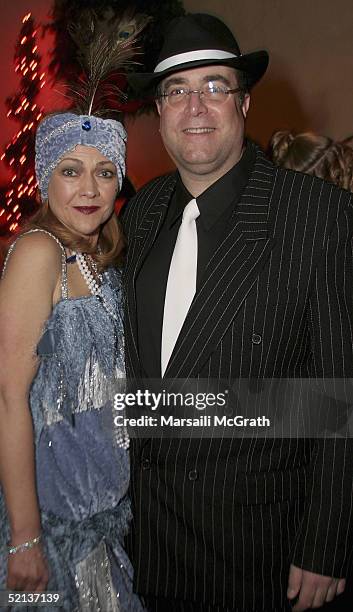 Donna Forman and Mark Spilo attend The Centennial Bachelors Ball at The Beverly Hilton on February 4, 2005 in Los Angeles, California. The Bachelors...