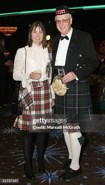 Ruth and William Anderson attend The Centennial Bachelors Ball at The Beverly Hilton on February 4, 2005 in Los Angeles, California. The Bachelors is...