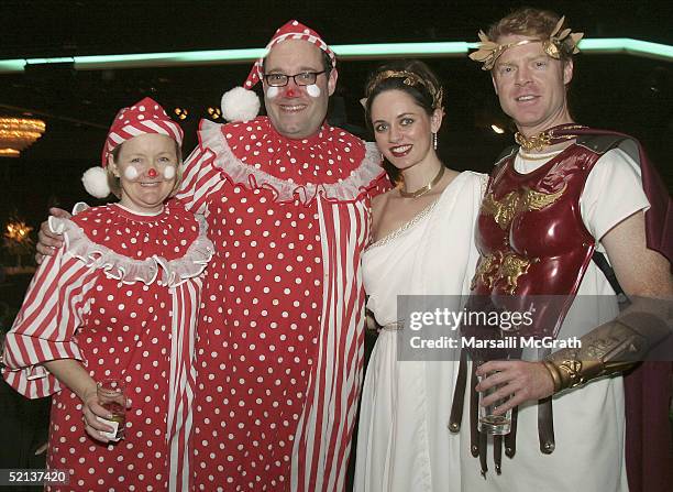 Ann Babcock, Tom Blumenthal, Jennifer Gibson and Chris Parker attend The Centennial Bachelors Ball at The Beverly Hilton on February 4, 2005 in Los...