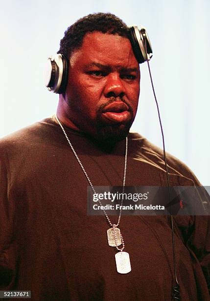 Rapper Biz Markie DJ's at the ESPN The Magazine Party hosted by Alicia Keys at The Next House, February 4, 2005 in Jacksonville, Florida. .