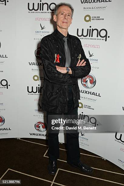 Peter Tatchell attends the Winq Spring Ball in aid of the Elton John Aids Foundation at Rosewood London on April 15, 2016 in London, England.