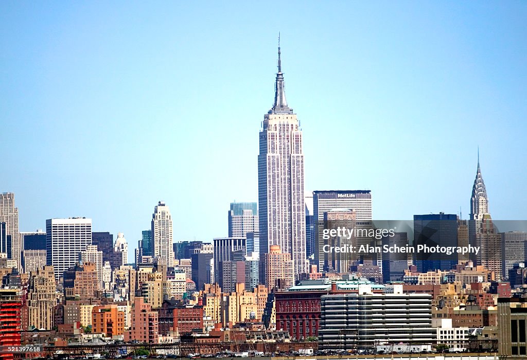 Empire State Building and Manhattan Skyline