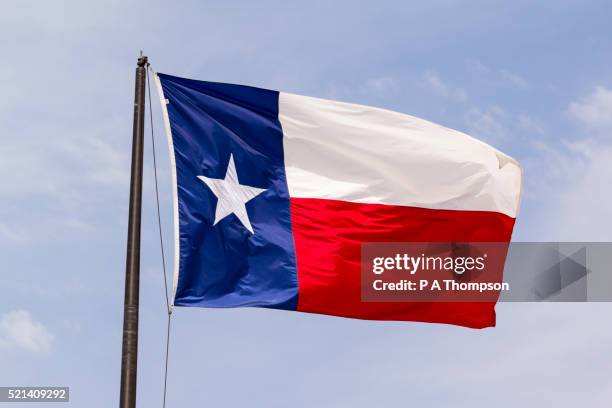 texas flag - amerikanische südstaaten flagge stock-fotos und bilder