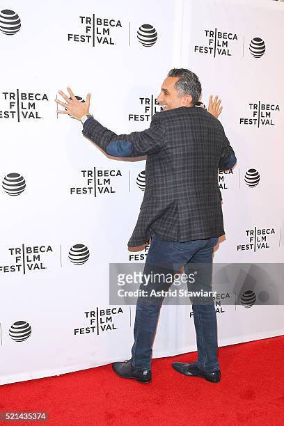Bassem Youssef attend "Tickling Giants" Premiere - 2016 Tribeca Film Festival at Chelsea Bow Tie Cinemas on April 15, 2016 in New York City.