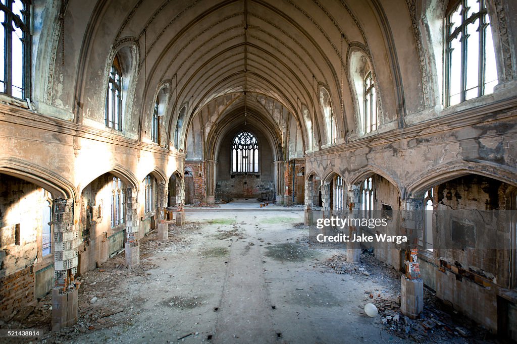 Abaondoned Church, Detroit, Michigan