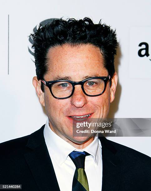 Abrams attends at the Tribeca Talks Director's Series: J.J. Abrams with Chris Rock during the 2016 Tribeca Film Festival at John Zuccotti Theater at...