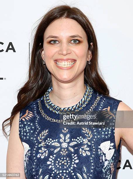 Director Sara Taksler attends "Tickling Giants" Premiere - 2016 Tribeca Film Festival at Chelsea Bow Tie Cinemas on April 15, 2016 in New York City.