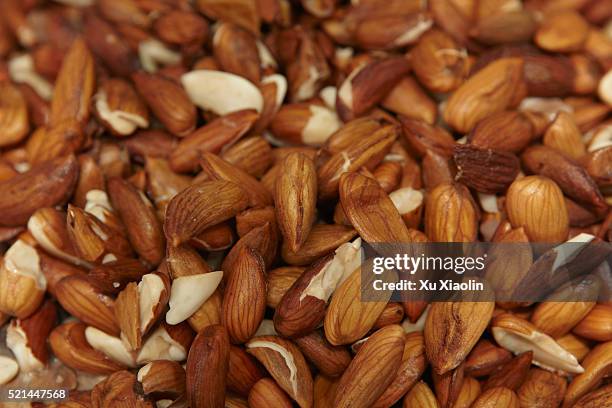 chinese uighur medicine - almonds foto e immagini stock