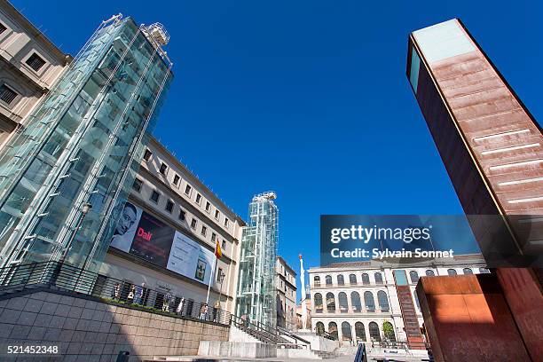 museo nacional centro de arte reina sofia, madrid, spain - museo nacional centro de arte reina sofía stock pictures, royalty-free photos & images