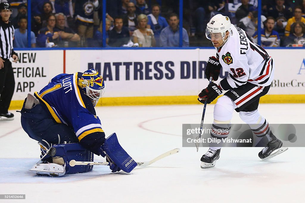 Chicago Blackhawks v St. Louis Blues - Game 2