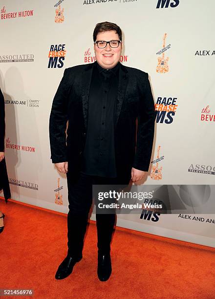 Singer Jordan Smith attends the 23rd Annual Race To Erase MS Gala at The Beverly Hilton Hotel on April 15, 2016 in Beverly Hills, California.