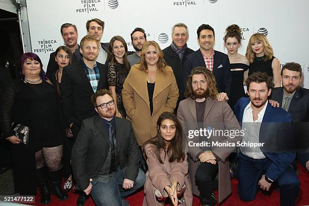 Cast and crew attend the "Fear, Inc." Premiere during the 2016 Tribeca Film Festival at Regal Battery Park Cinemas on April 15, 2016 in New York City.