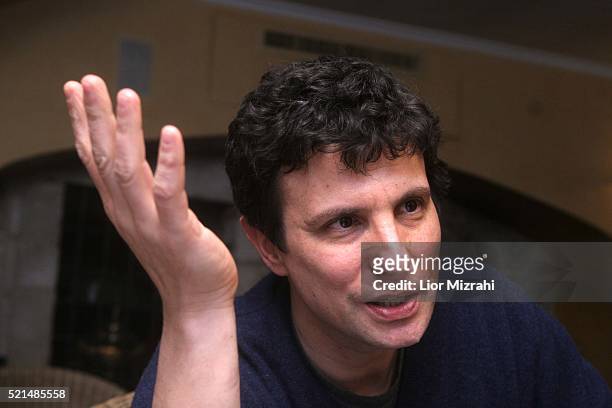 David Remnick, editor of The New Yorker, speaks during an interview on February 06, 2006 in Jerusalem, Israel.