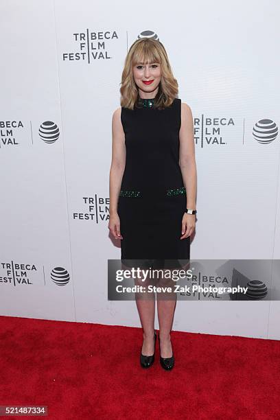 Stephanie Drake attends "Fear, Inc." premiere during 2016 Tribeca Film Festival at Regal Battery Park 11 on April 15, 2016 in New York City.